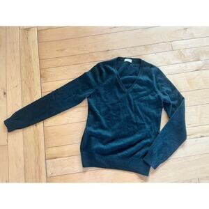 Jennie Liu Size Small 100% Cashmere Sweater Evergreen Size Small NWOT Gorgeous!!